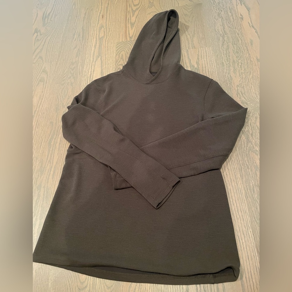 Green Bonobos waffle knit men’s hoodie size M